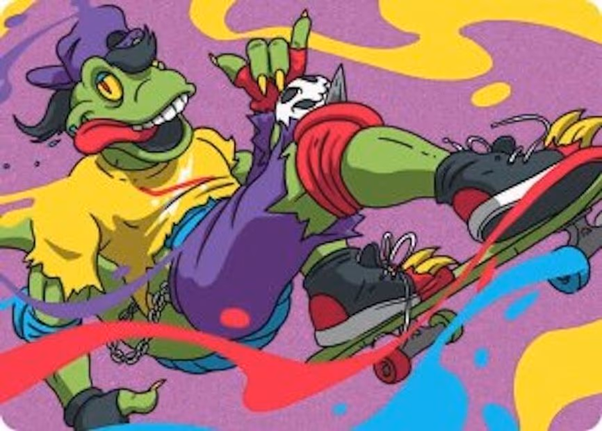 Mondo Gecko Art Card