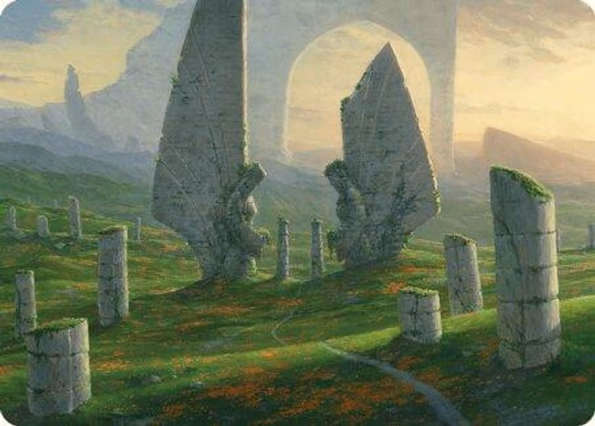 Monumental Henge Art Card