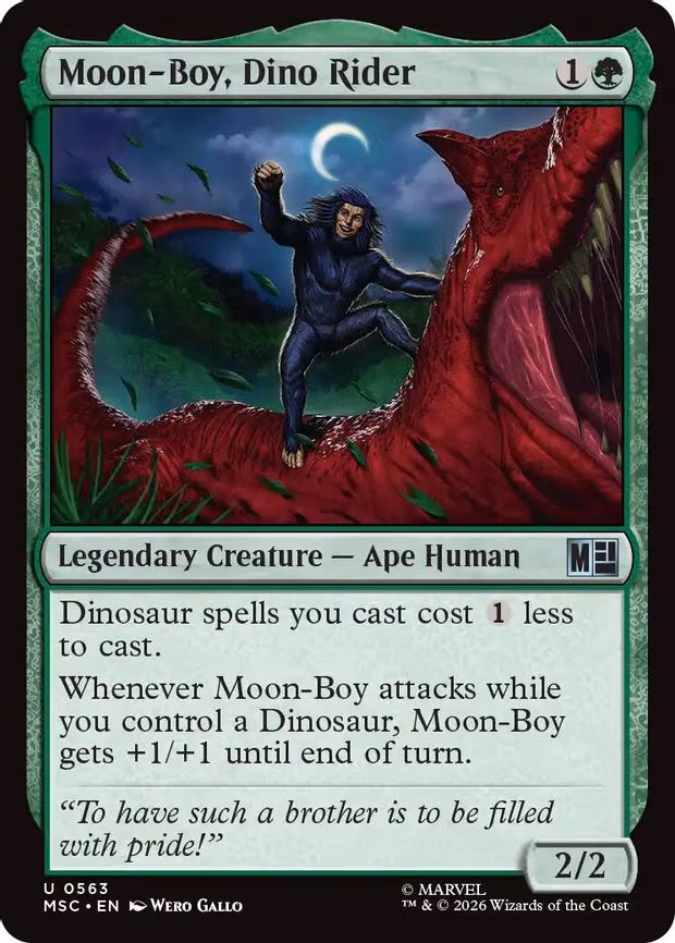 Moon-Boy, Dino Rider - U (563)