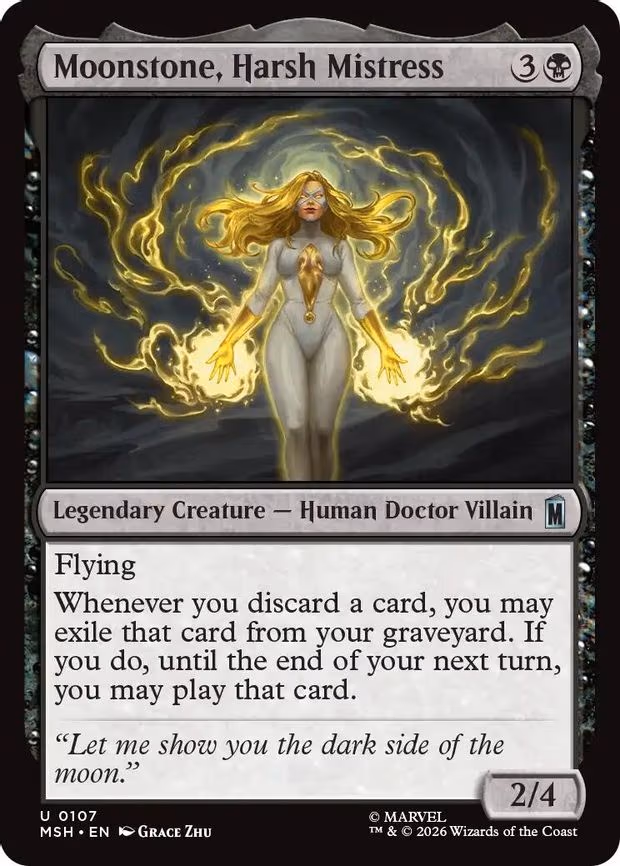 Moonstone, Harsh Mistress - U (107)