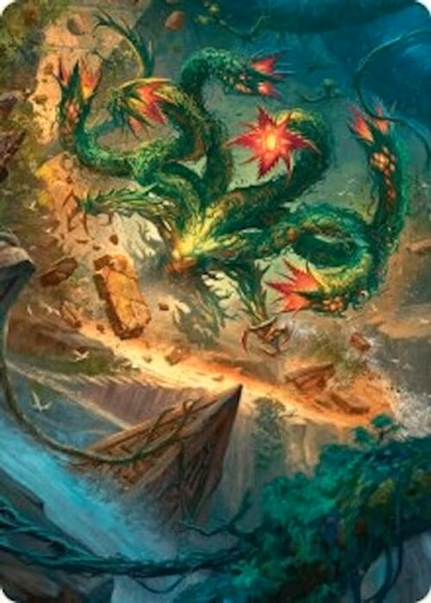 Mossborn Hydra Art Card