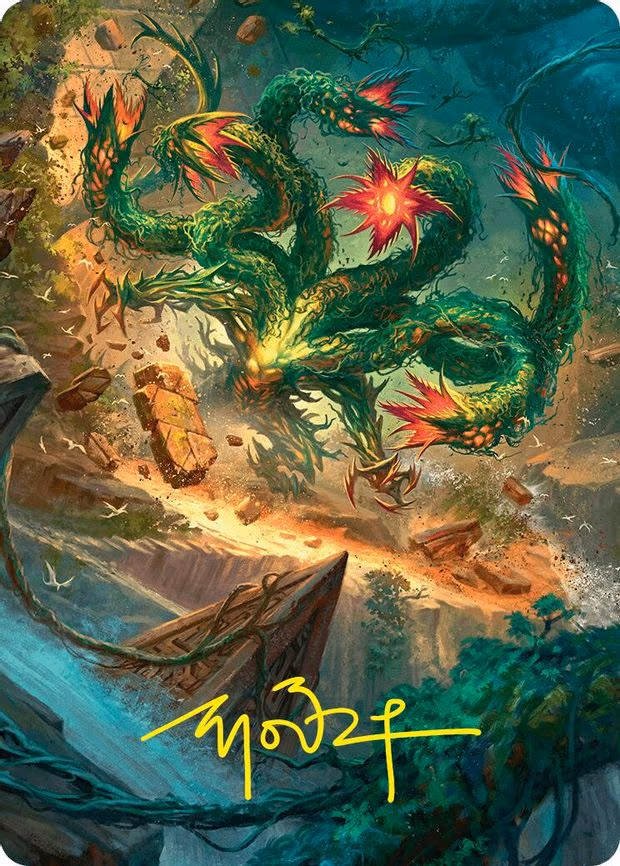 Mossborn Hydra Art Card