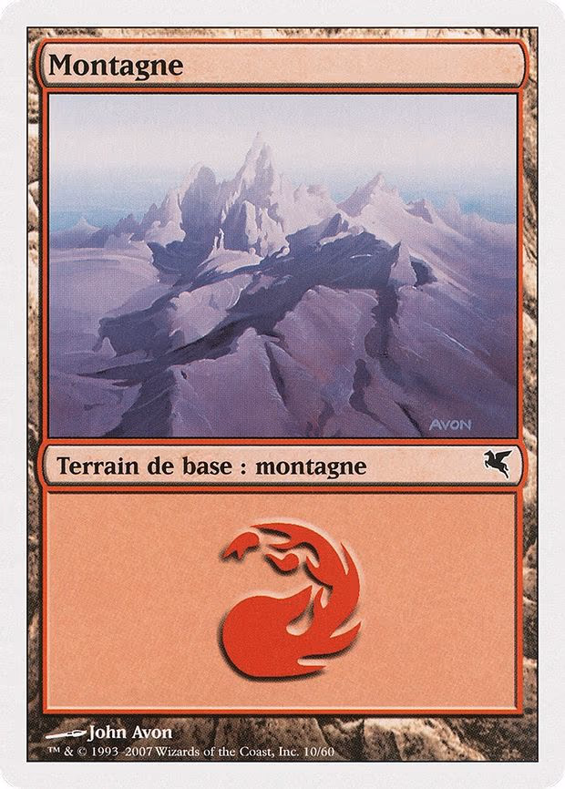 Mountain (French) - "Montagne" - L (D10)