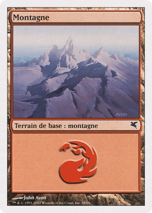 Mountain (French) - "Montagne"