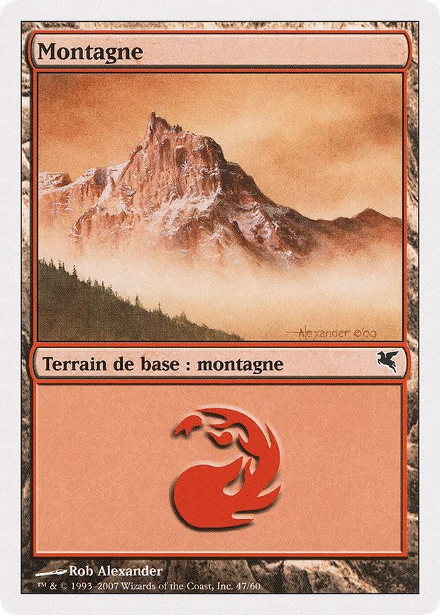 Mountain (French) - "Montagne" - L (C47)