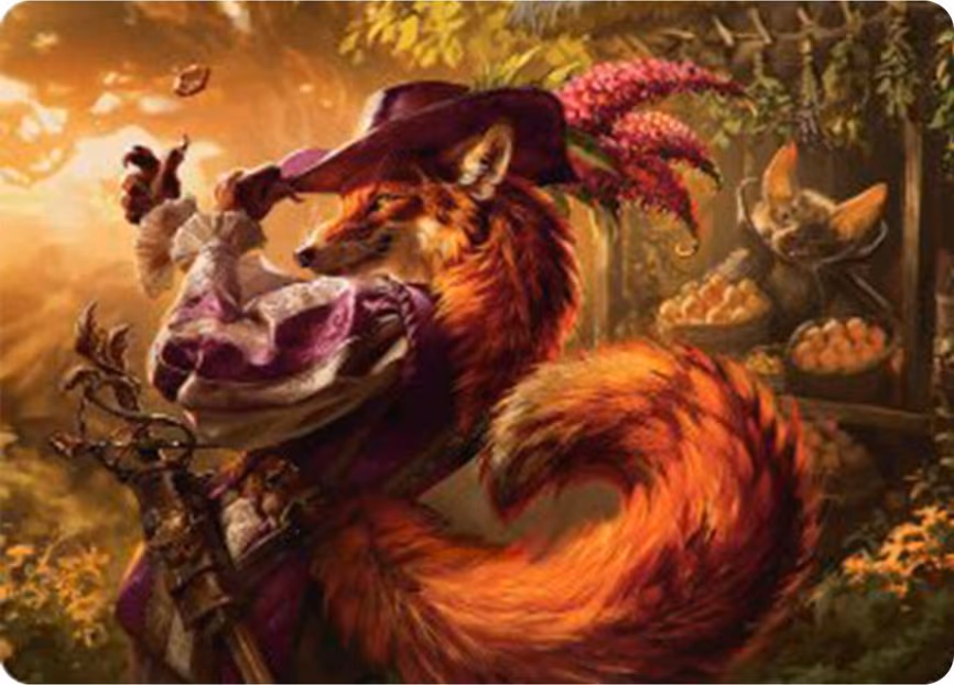 Mr. Foxglove Art Card