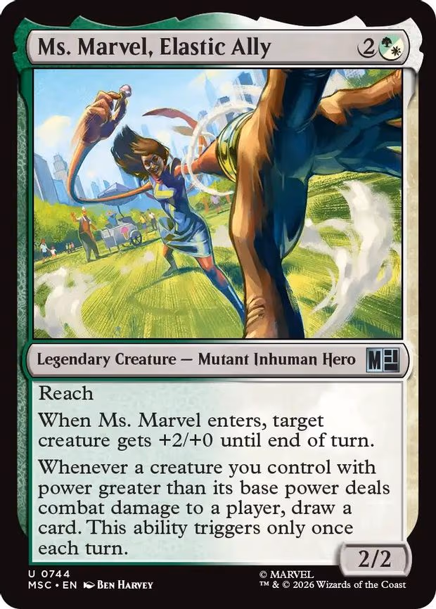 Ms. Marvel, Elastic Ally - U (744)