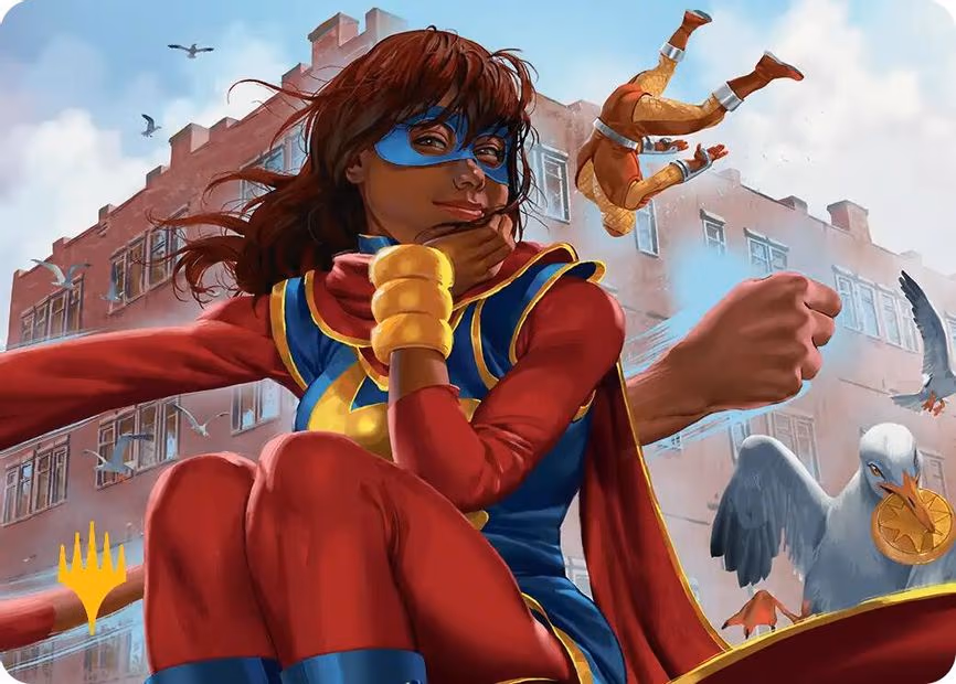 Ms. Marvel, Kamala Khan Art Card - S (5)