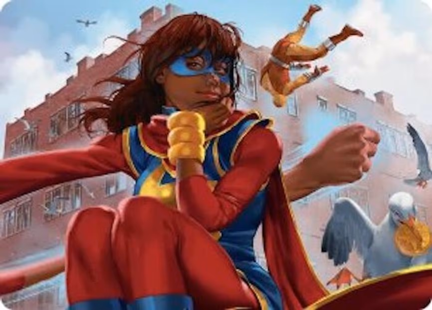 Ms. Marvel, Kamala Khan Art Card - S (5)