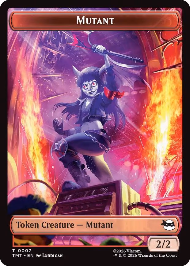 Mutant // Ninja Turtle Spirit Double-Sided Token
