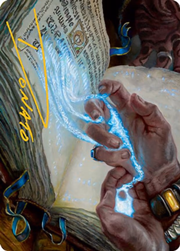 Mystic Redaction Art Card