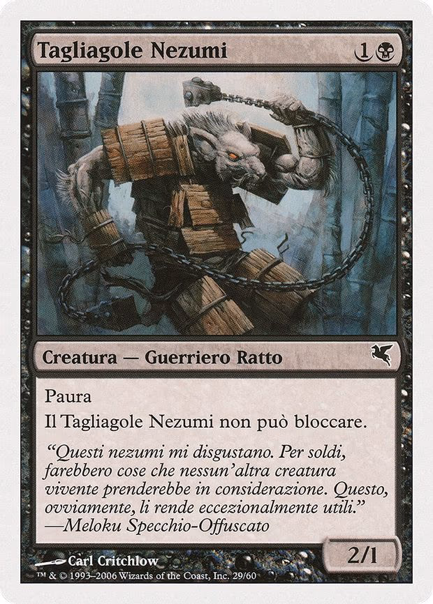 Nezumi Cutthroat (Italian) - "Tagliagole Nezumi"