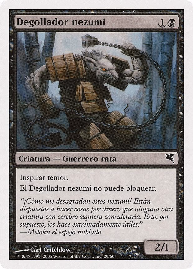 Nezumi Cutthroat (Spanish) - "Degollador nezumi"