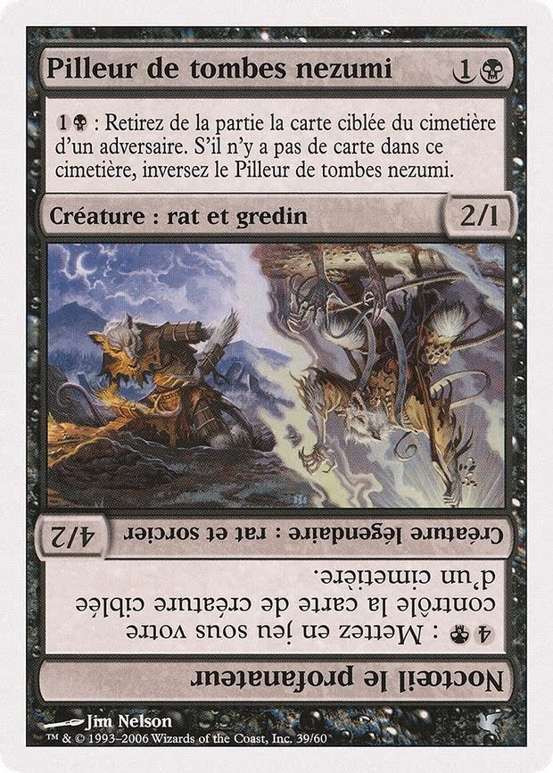 Nezumi Graverobber // Nighteyes the Desecrator (French) - "Pilleur de tombes nezumi"
