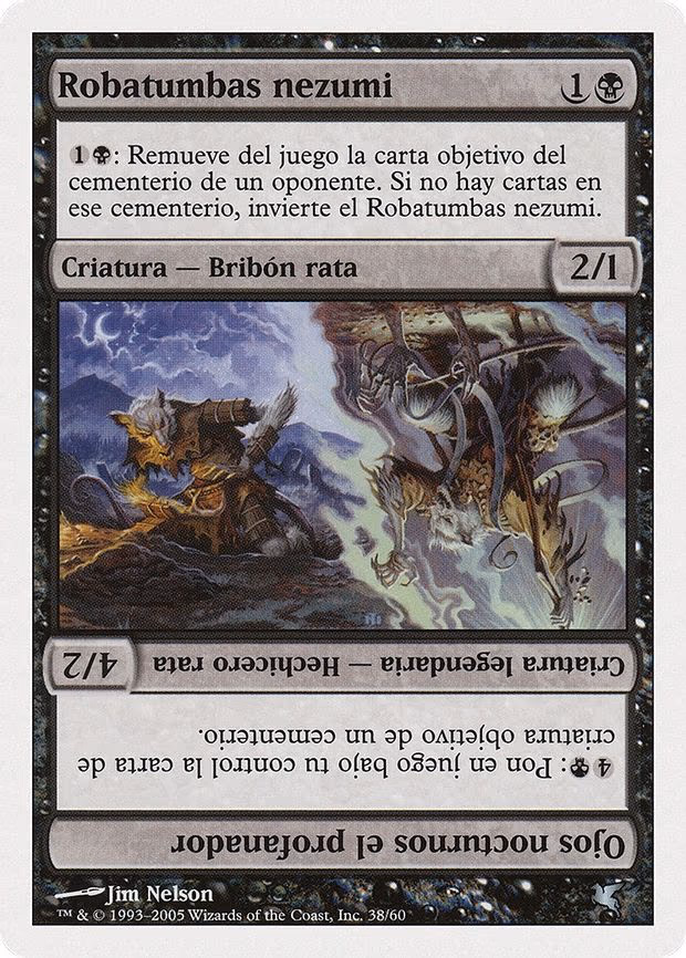 Nezumi Graverobber // Nighteyes the Desecrator (Spanish) - "Robatumbas nezumi"