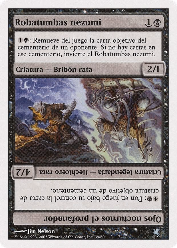 Nezumi Graverobber // Nighteyes the Desecrator (Spanish) - "Robatumbas nezumi"