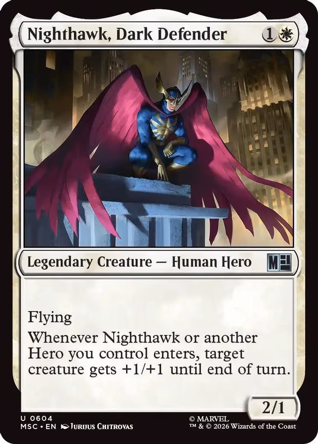 Nighthawk, Dark Defender - U (604)