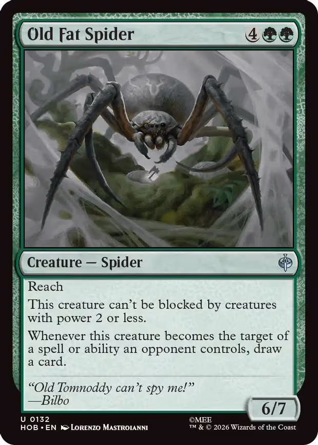 Old Fat Spider - U (132)