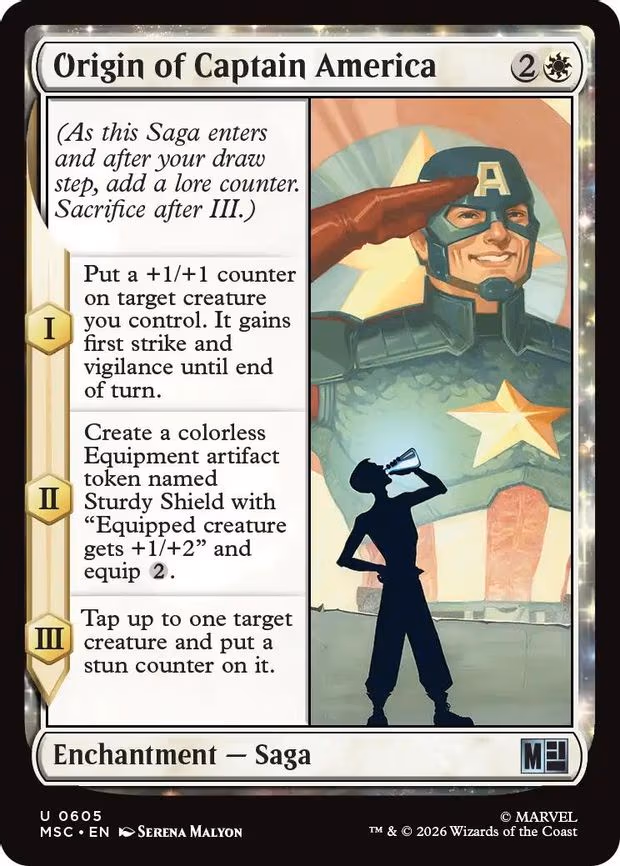 Origin of Captain America - U (605)
