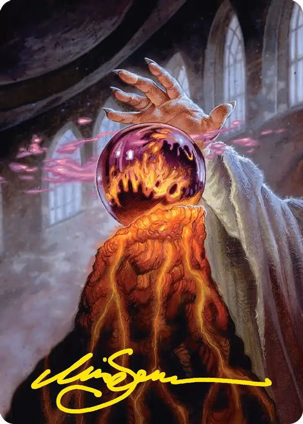 Palantir of Orthanc Art Card - S (37)