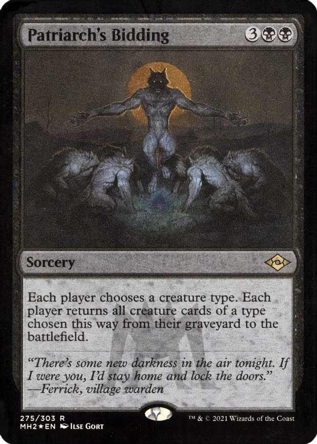 Patriarch's Bidding