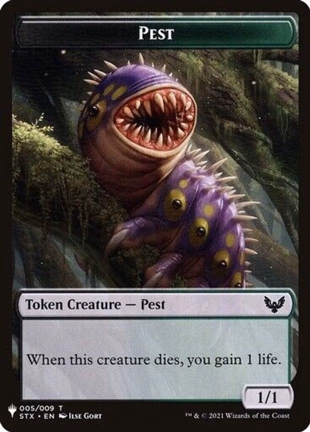 Pest // Emblem - Lukka, Wayward Bonder Double-Sided Token