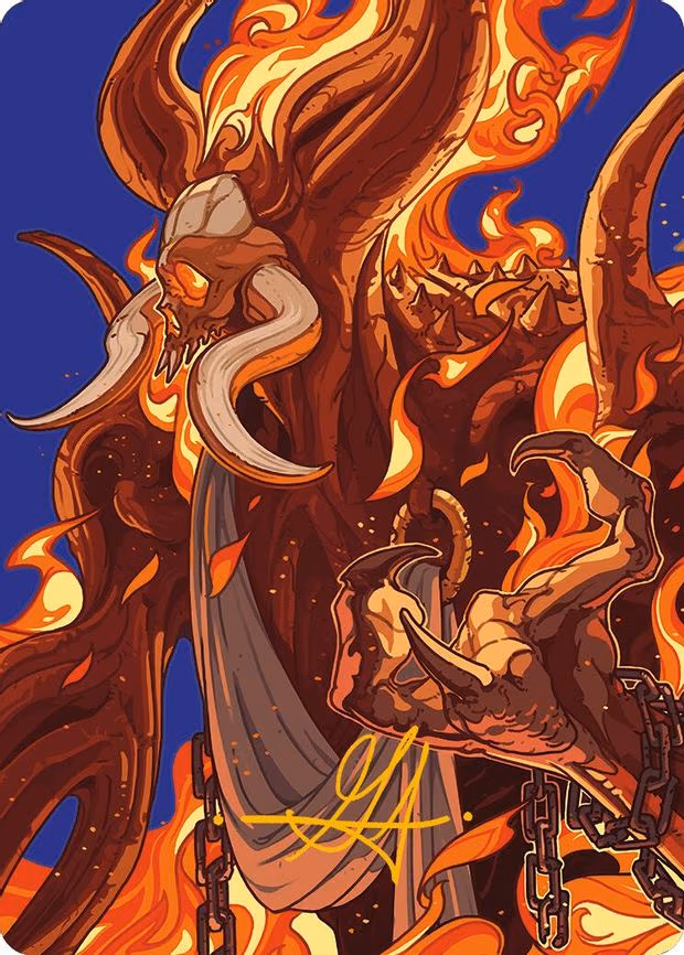 Phlage, Titan of Fire's Fury Art Card