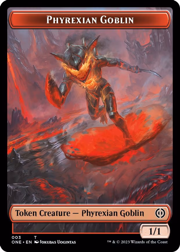 Phyrexian Goblin // Phyrexian Golem Double-Sided Token