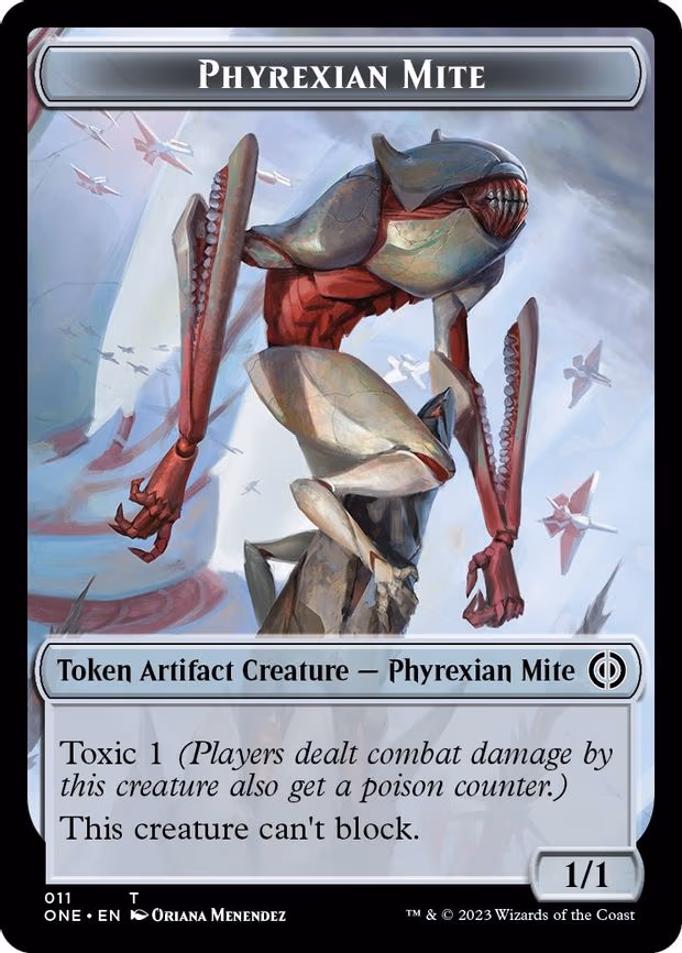 Phyrexian Mite (011) // Phyrexian Germ Double-sided Token