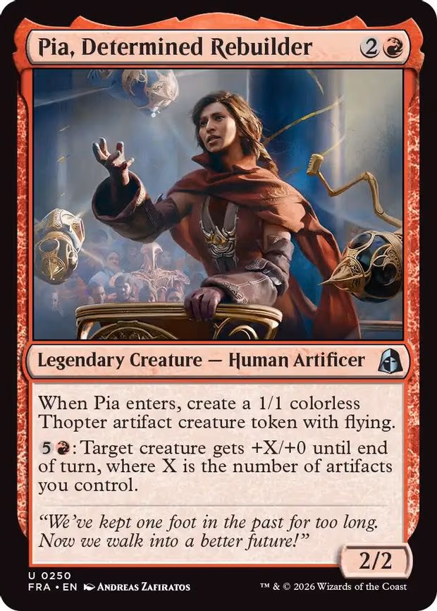 Pia, Determined Rebuilder - U (250)