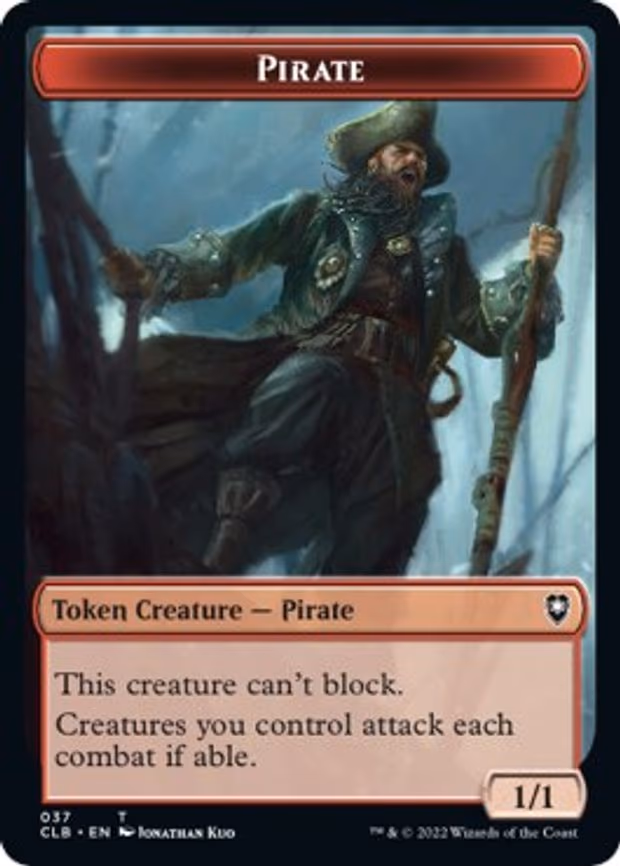 Pirate // Goblin Double-Sided Token - T (37 // 34)