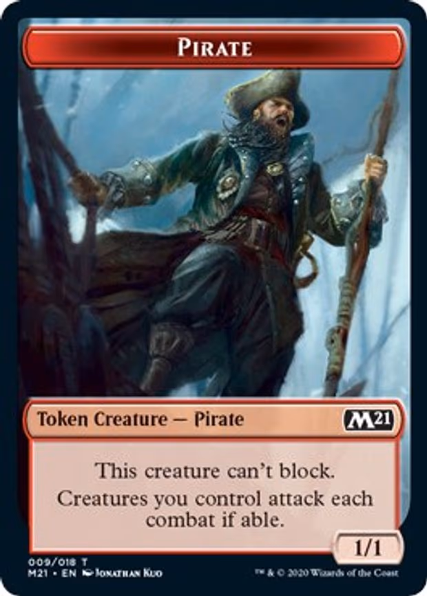 Pirate // Treasure Double-Sided Token