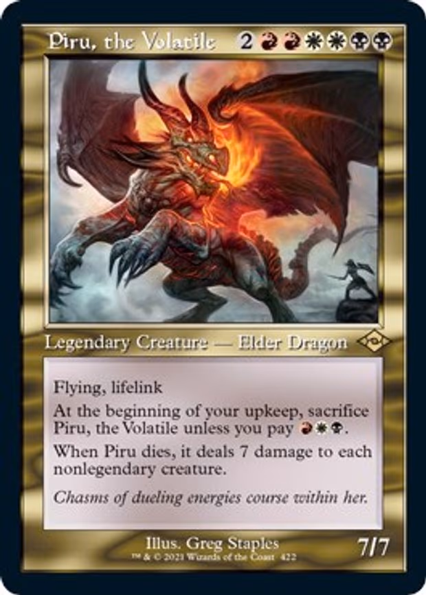 Piru, the Volatile (Retro Frame)