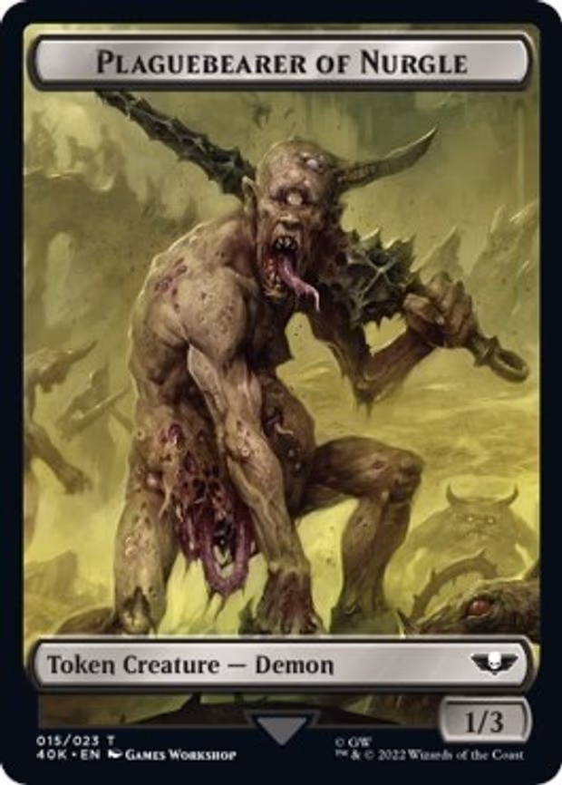 Plaguebearer of Nurgle // Spawn Double-Sided Token
