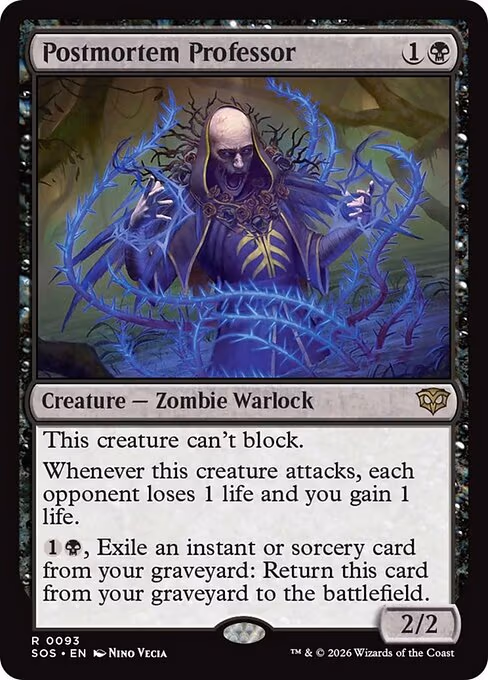 Postmortem Professor