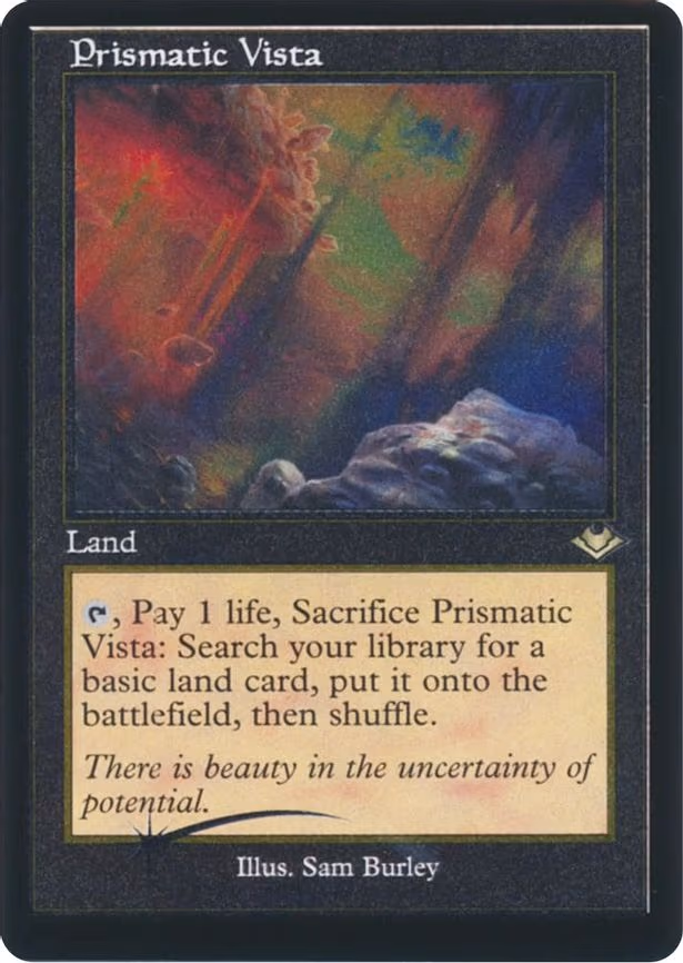 Prismatic Vista (Retro Frame)