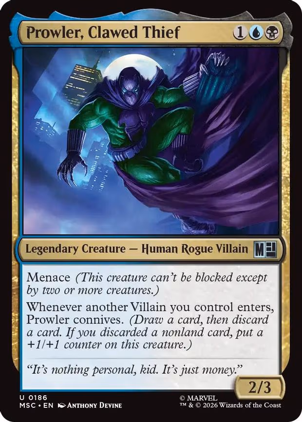 Prowler, Clawed Thief - U (186)