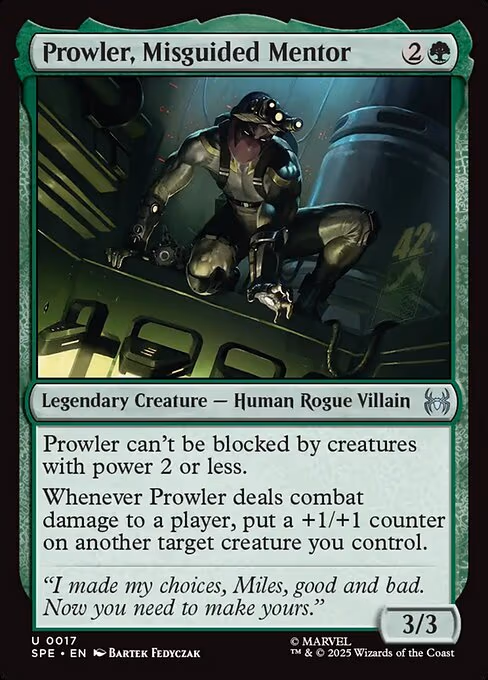 Prowler, Misguided Mentor