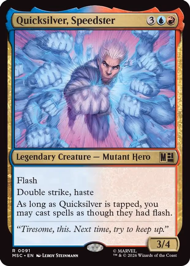 Quicksilver, Speedster - R (91)