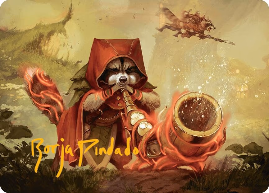 Raccoon Rallier Art Card