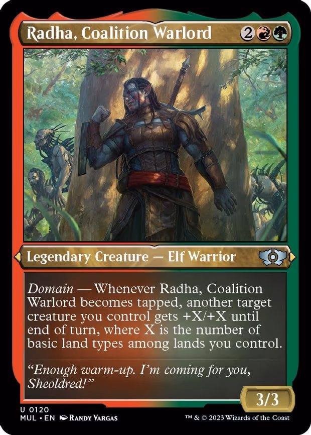Radha, Coalition Warlord