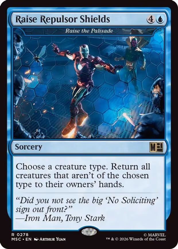 Raise Repulsor Shields - Raise the Palisade - R (278)