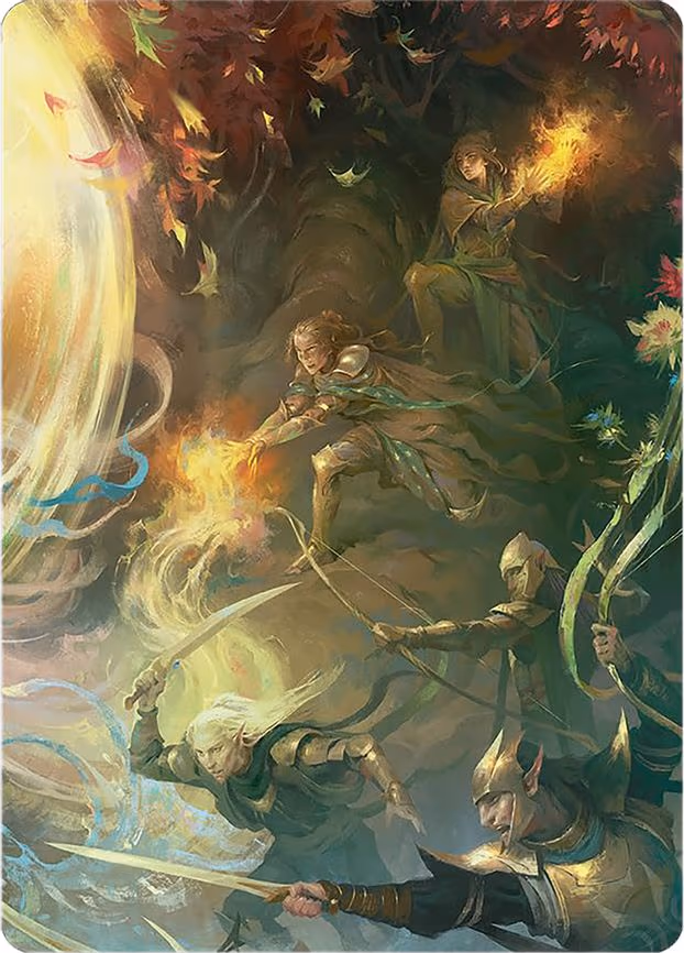 Rally the Galadhrim Art Card - S (9)