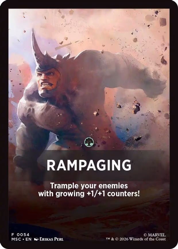 Rampaging Theme Card - T (54)