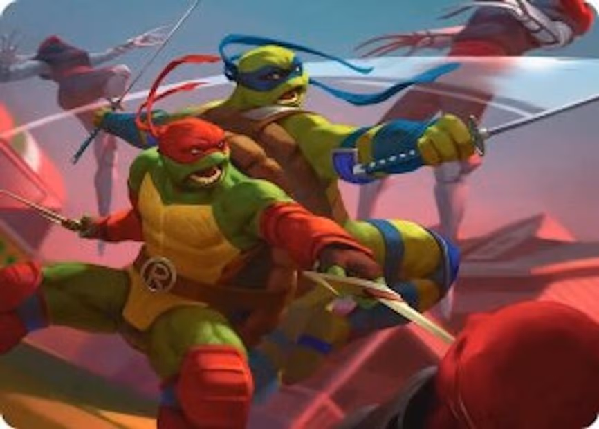Raph & Leo, Sibling Rivals Art Card