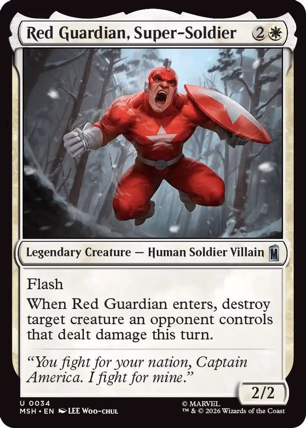 Red Guardian, Super-Soldier - U (34)