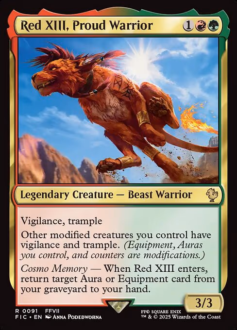 Red XIII, Proud Warrior