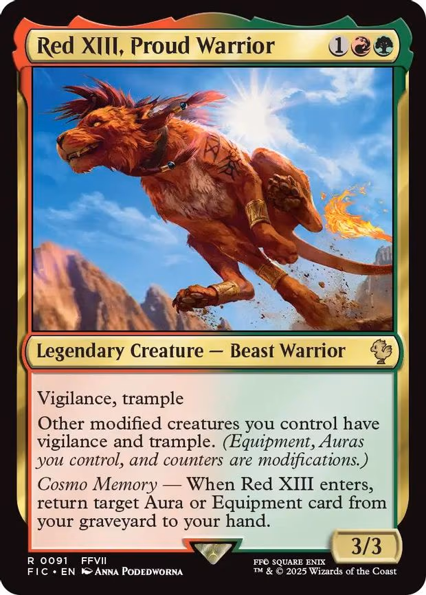 Red XIII, Proud Warrior