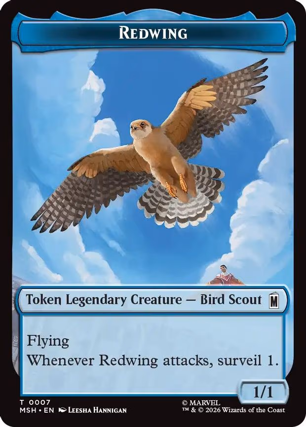 Redwing // Zabu Double-Sided Token - T (7 // 16)