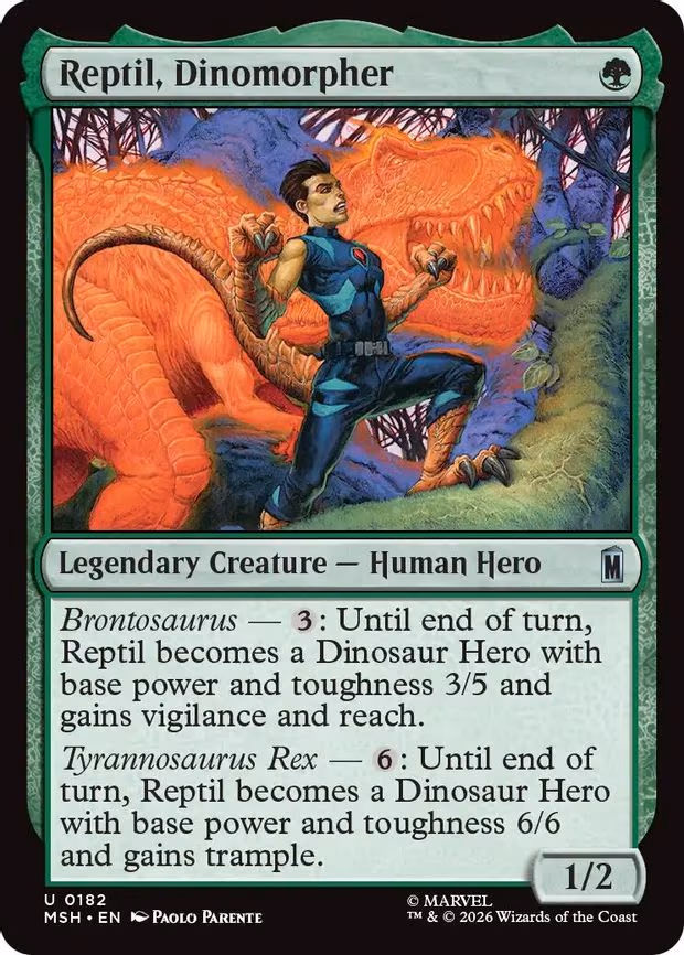 Reptil, Dinomorpher - U (182)